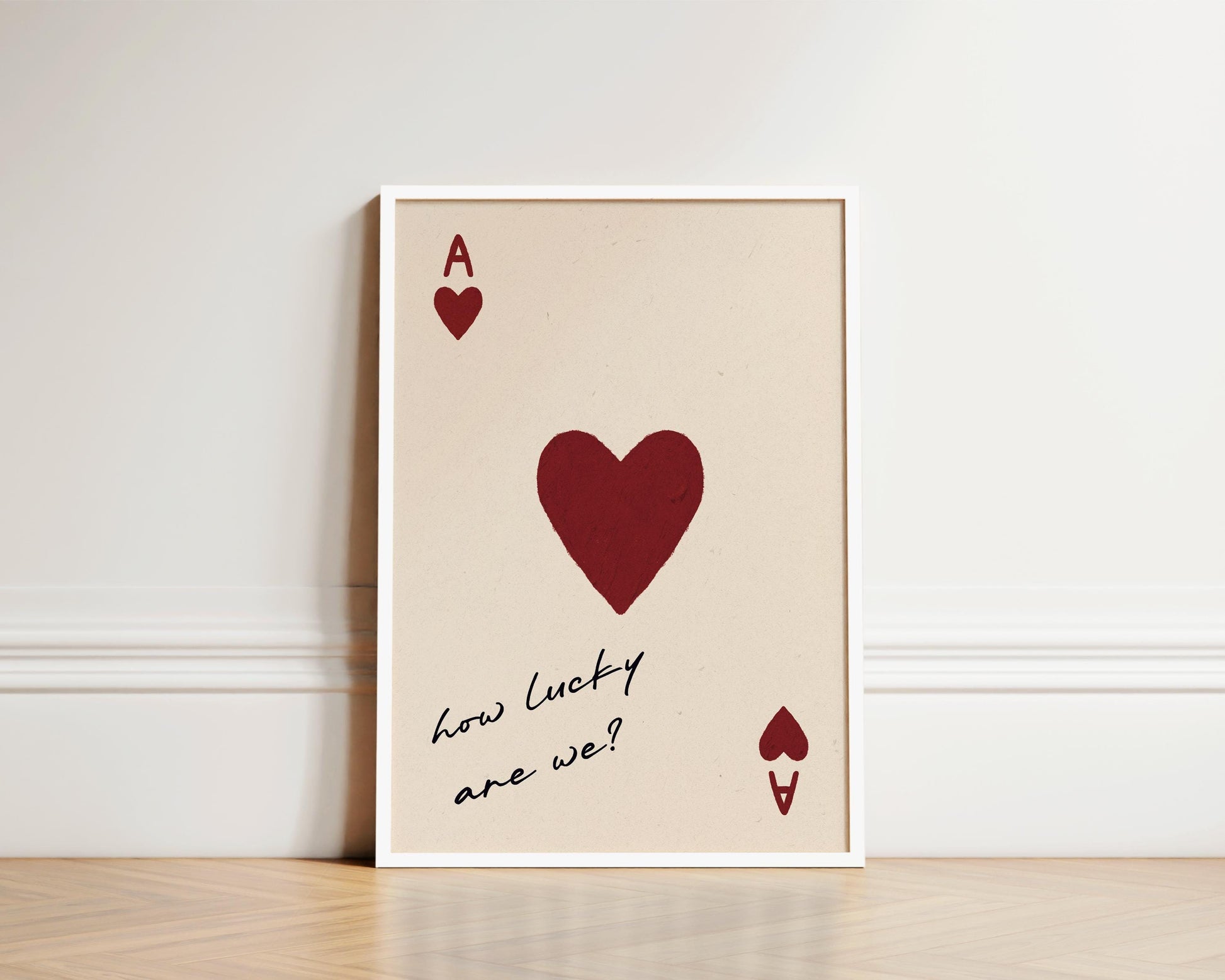 Colorful lucky motif wall decor for apartment