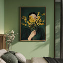 Full artwork on white background, suitable for framing