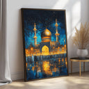 Religious decor oil painting high-contrast colors