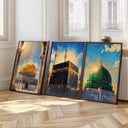 Masjid Al Haram abstract wall art print
