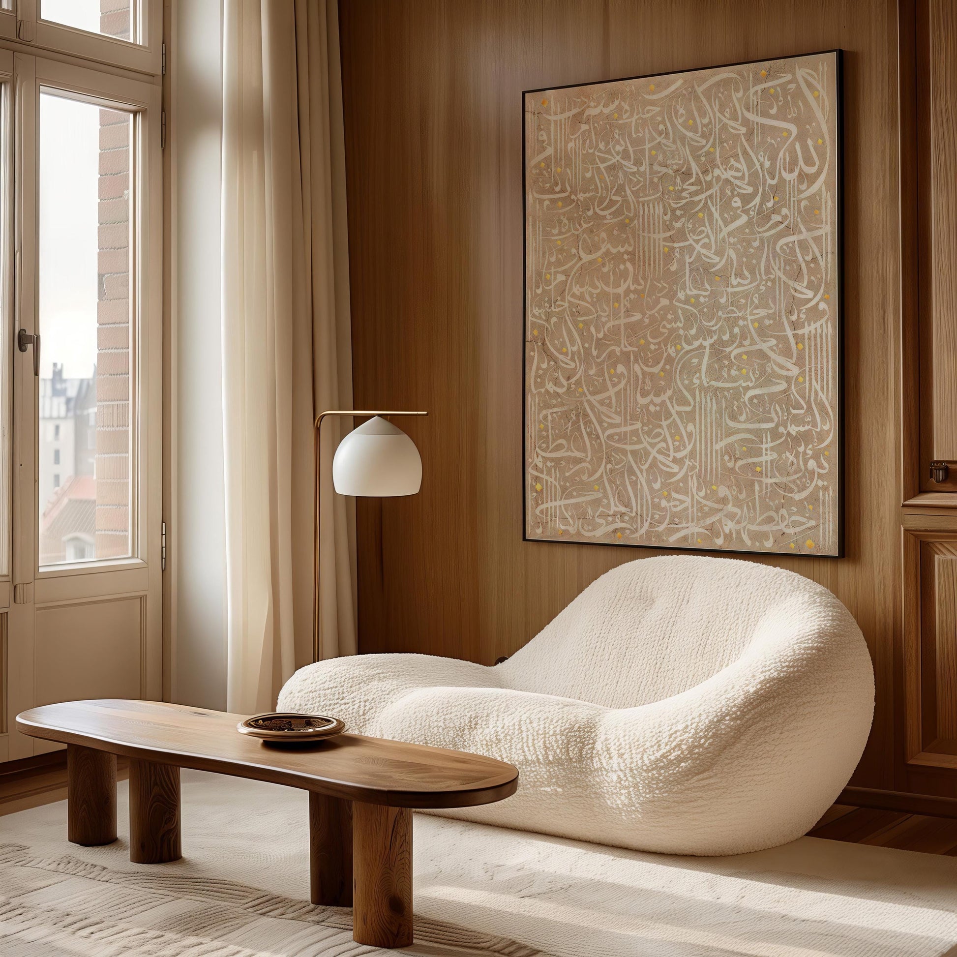 Premium canvas print of Ayatul Kursi for living room decor