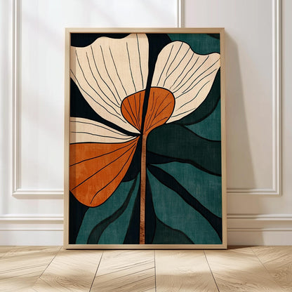 Decorative botanical abstractions for hallway or study
