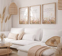 Islamic wall decor poster featuring Quran quotes