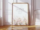 Framed Arabic calligraphy Quran quote Surah Inshirah