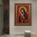 Catholic religious wall art depicting Our Lady of Guadalupe for home decor