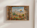 Palestine-inspired wall art featuring Dome of the Rock
