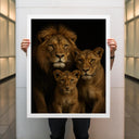 Luxury jungle decor canvas wall art ready to hang