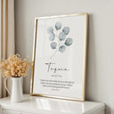 Minimal Islamic wall decor poster with elegant Quran inscription in soft sage green