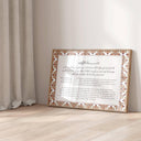 Minimal Islamic wall art in neutral tones