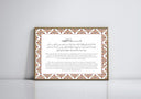 Decorative Islamic wall art suitable for living room or prayer corner