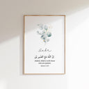 Second panel featuring the Shukr verse in flowing script