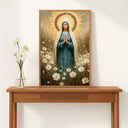 Religious wall decor canvas print of Virgin Mary