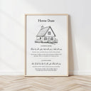 Elegant typography poster for Muslim home