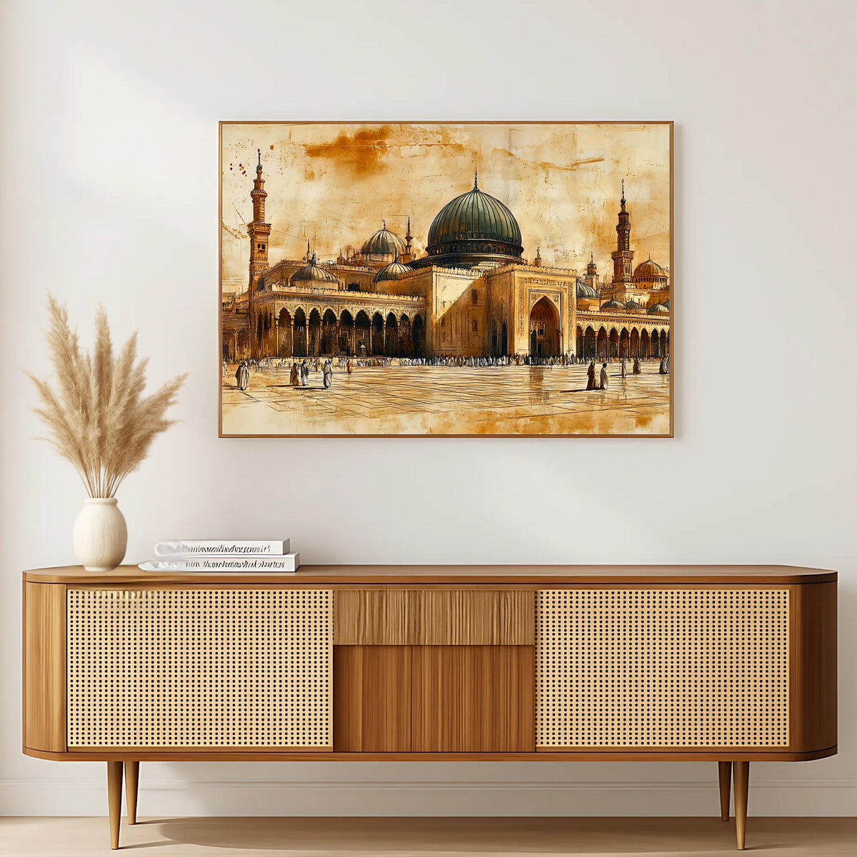 Masjid Al-Nabawi Vintage Islamic Wall Art – Artbyusuf