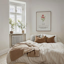 Decorative Islamic art with floral accents