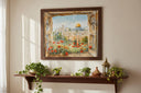 Dome of the Rock horizontal composition in Islamic wall art