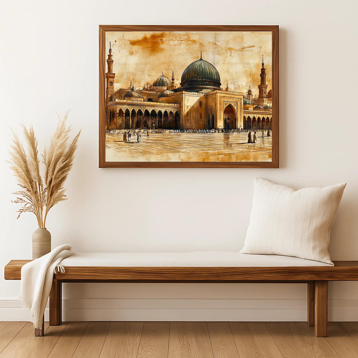 Masjid Al-Nabawi Vintage Islamic Wall Art – Artbyusuf