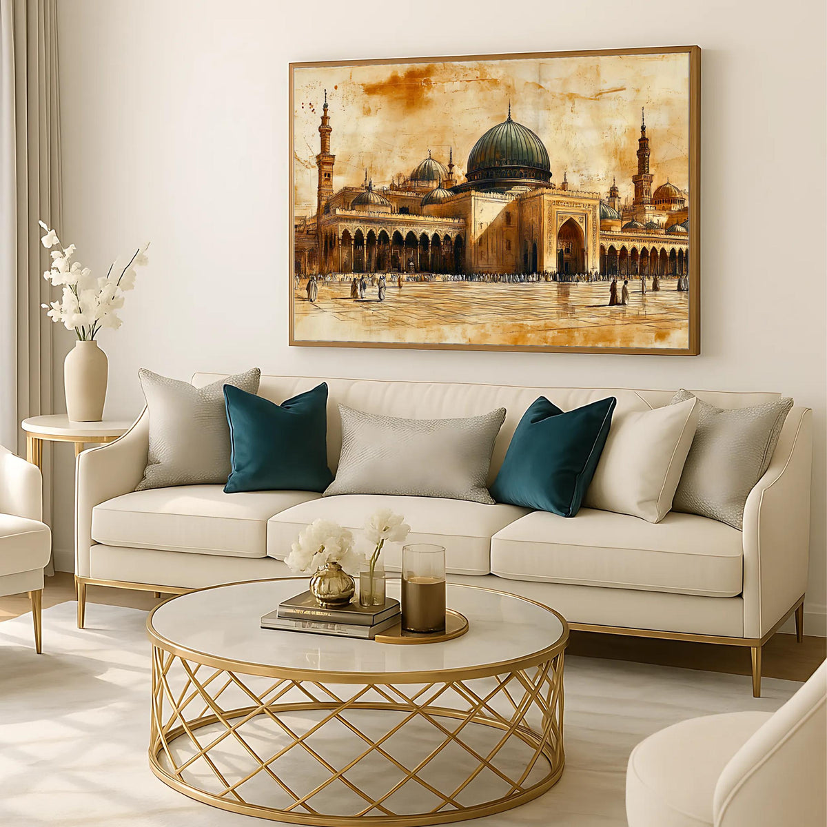 Masjid Al-Nabawi Vintage Islamic Wall Art – Artbyusuf