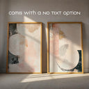 Contemporary abstract Islamic wall art arranged as a cohesive group