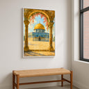Modern Islamic wall decor: Dome of the Rock print