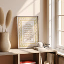 Framing ready wall art with neutral tones