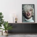 Bedroom wall art Marilyn Monroe portrait on canvas