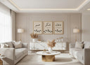 Front view of framed Arabic calligraphy wall art