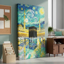 Framed canvas print for meditation and prayer spaces