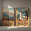Shahada calligraphy in Islamic wall art panel 1