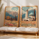 Full nine-panel wall art set ready to hang panel 9