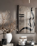 Alif Laam Meem calligraphy poster on textured background