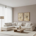 Calm neutral wall decor with Islamic script