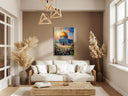 Decorative wall art suitable for living room or gallery