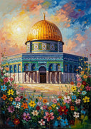 Cultural travel-inspired Islamic art for home decor