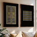 Modern Kaaba-inspired wall decor for living spaces