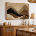 Neutral tone Islamic art piece beige brown panel 6