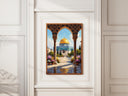 Palestine travel-inspired architectural wall decor