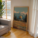 Harmonious composition inspired by Kaaba and Madinah