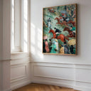 Impressionist horse racing print for home decor