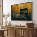 Contemporary abstract Makkah landscape suitable for living room or study