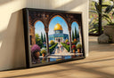 Jerusalem Al Aqsa abstract Islamic wall art detail