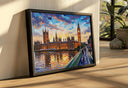 London cityscape wall decor featuring Big Ben