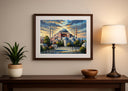 Islamic art wall print with Ottoman cultural influence