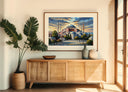 Architectural wall decor showcasing Istanbul's mosque