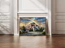 Istanbul landmark wall decor featuring Hagia Sophia motif