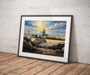 Holy City decor with Dome of the Rock motif