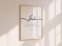 Minimal Islamic art print trio on white background