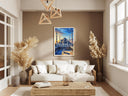 Istanbul travel wall art with Ottoman skyline