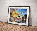 Framing-ready poster displayed on wall