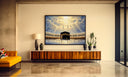 Islamic wall decor poster - Kaaba oil painting texture